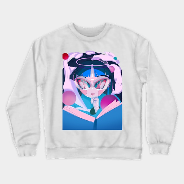 Immersed in a Great Story Crewneck Sweatshirt by draneses